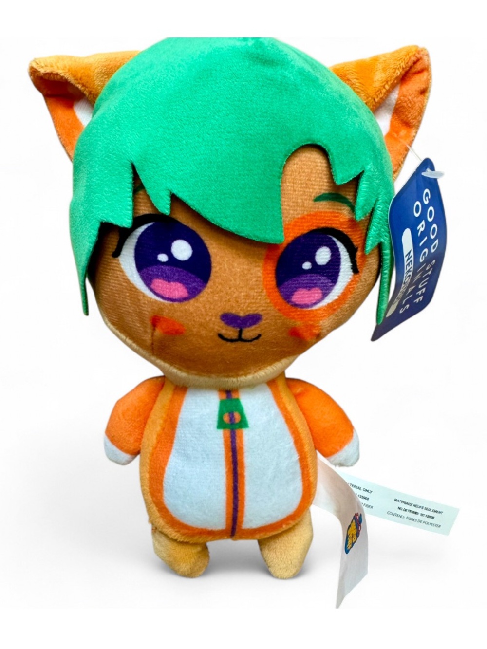 Nekoitos Orange Cat Soft Plush Toy Japanese Kawaii 7” NEW!